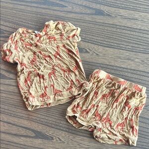 Giraffe Print Kids Outfit